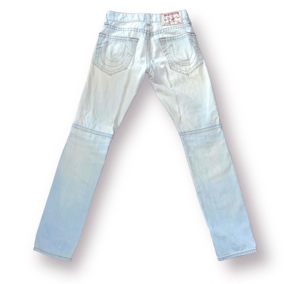 True Religion Men's Jeans Size 28 Light Blue Wash - Picture 2 of 6
